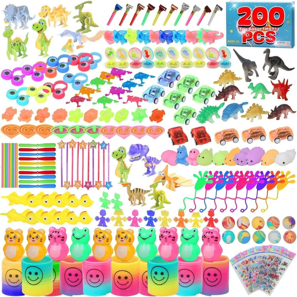 Dinosaur themed Party favor assortment - 200pcs